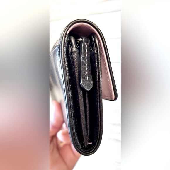 032-Coach:F15513 Ashley Black Pebbled Leather Satchel Carryall & Wallet Set - Picture 15 of 15